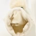 Fur Pom Double Knit Beanie Bundle 3 PC Beanie Bundle