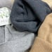 Fur Pom Double Knit Beanie Bundle 3 PC Beanie Bundle