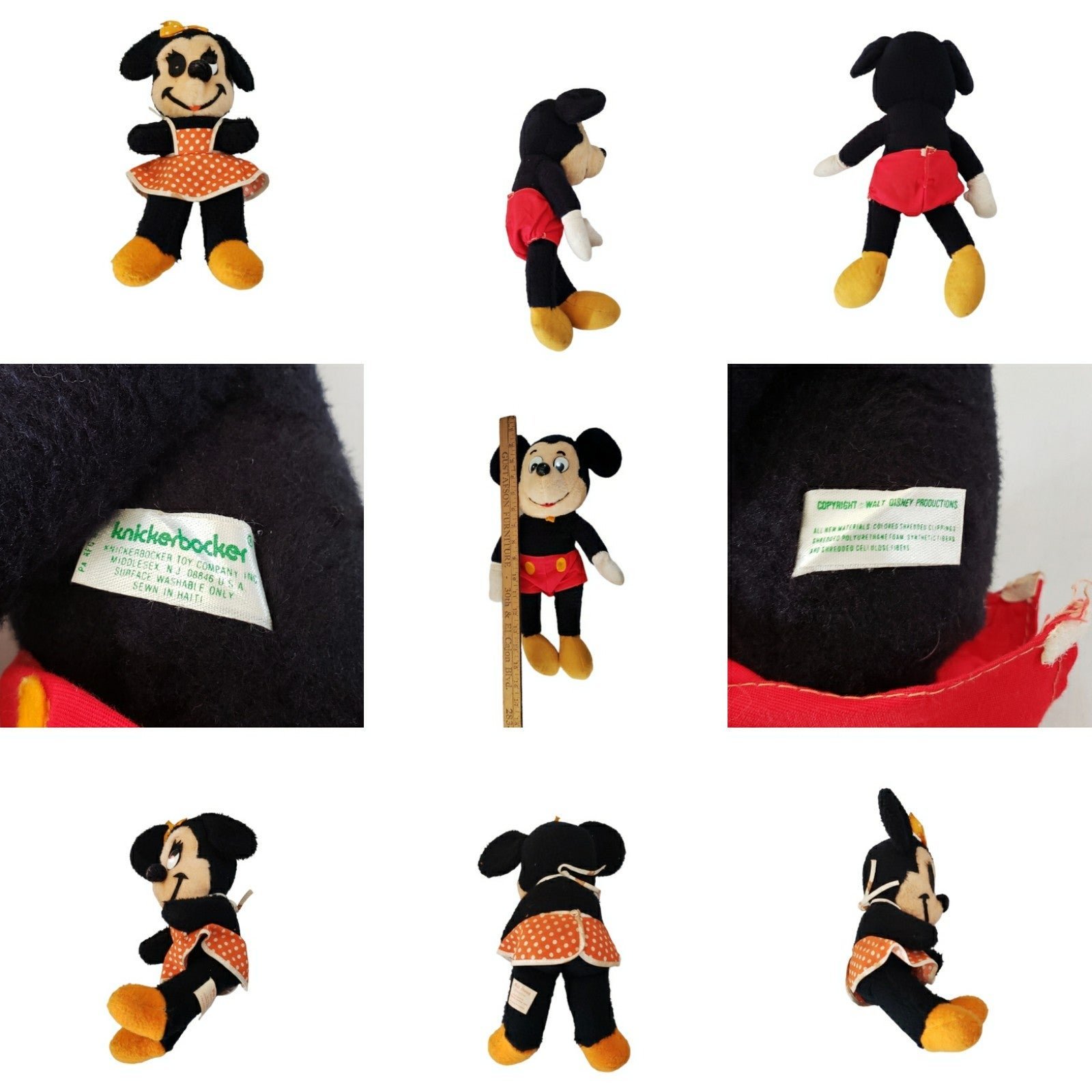 80´s MICKEY MOUSE & MINNIE MOUSE 黒人ミッキー