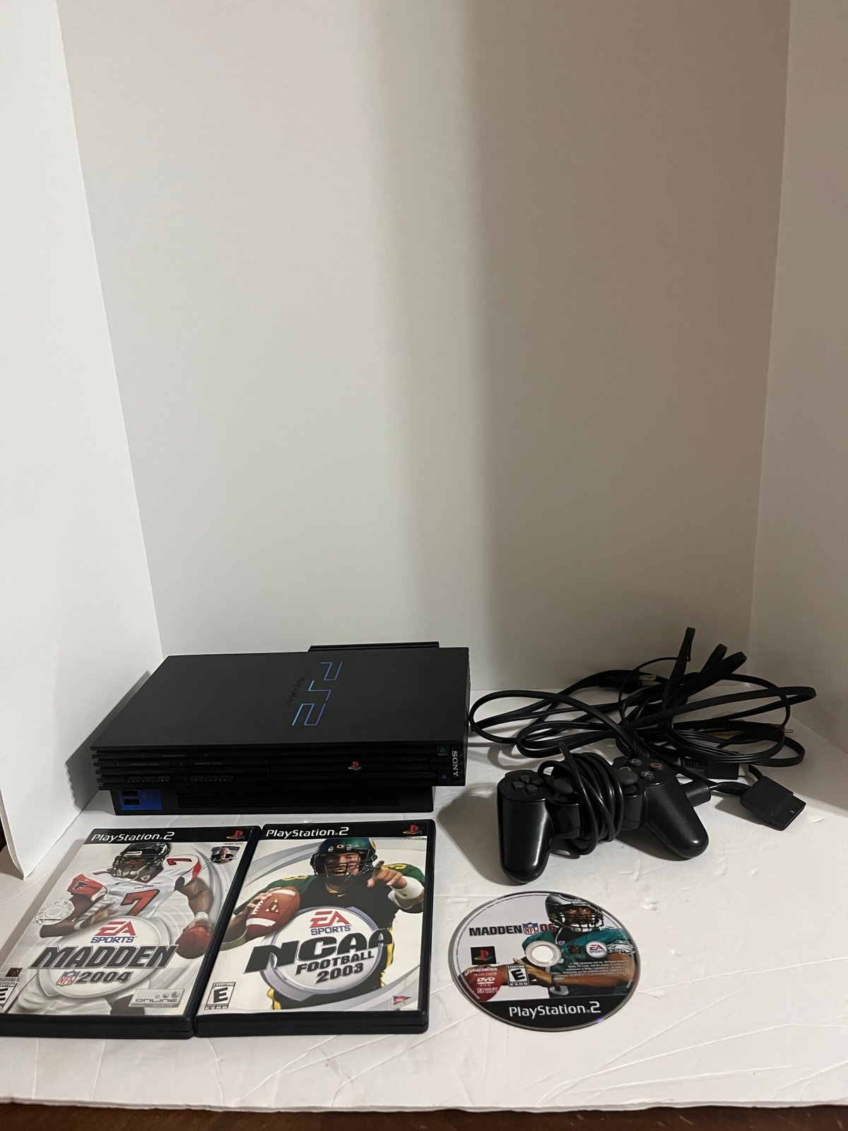 Sony Playstation 2 PS2 Fat Console Bundle - 3 Games CLEAN TESTED SCPH-5001