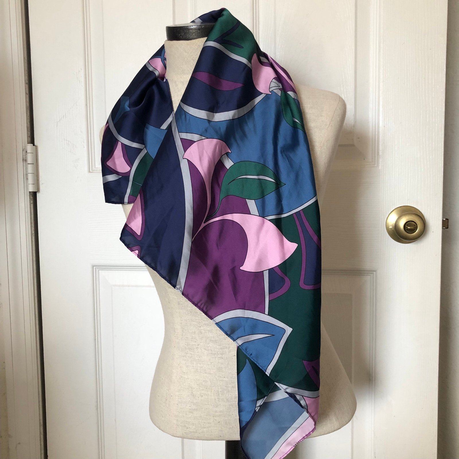Vintage Abstract Scarf