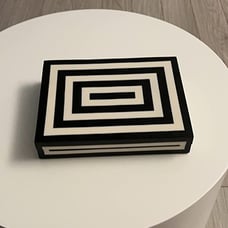 Handmade Concentric Collection Decorative Jewelry Box Organizer 6x8x1.5