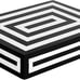 Handmade Concentric Collection Decorative Jewelry Box Organizer 6x8x1.5