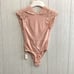 We Are HAH Lady Like Bodysuit Copper Rose Lace V-Neck Size XS NWT