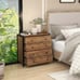 4-Drawer Dresser Modern Chest of Drawers Wooden Storage Dresser Oak