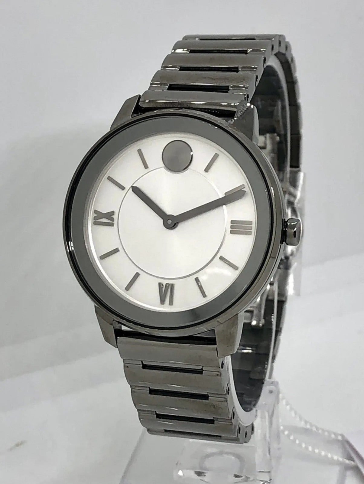 Movado Women’s Dark Gray/White Dial
