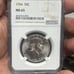 1954 50c MS65 Silver Franklin Half Dollar Coin NGC