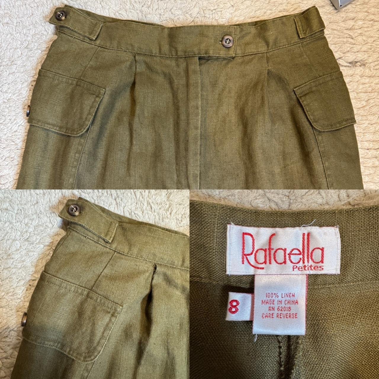 vintage 80s linen pants