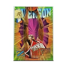 ALLEN IVERSON ROOKIE 1996 SKYBOX Z-FORCE #151, HOF NBA BASKETBALL CARD, 76ERS