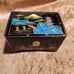 Antique Japanese Lacquered Music Box With Geisha Ballerina & Scenic Design Shell