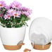 8 Inch Plant Pots Set of 2 Planters for Indoor Plants Self Watering Pots.
