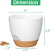 8 Inch Plant Pots Set of 2 Planters for Indoor Plants Self Watering Pots.