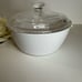 Vintage Corning Ware Wildflower P89B Round Saucepan 2.5 Cup w/Glass Cover