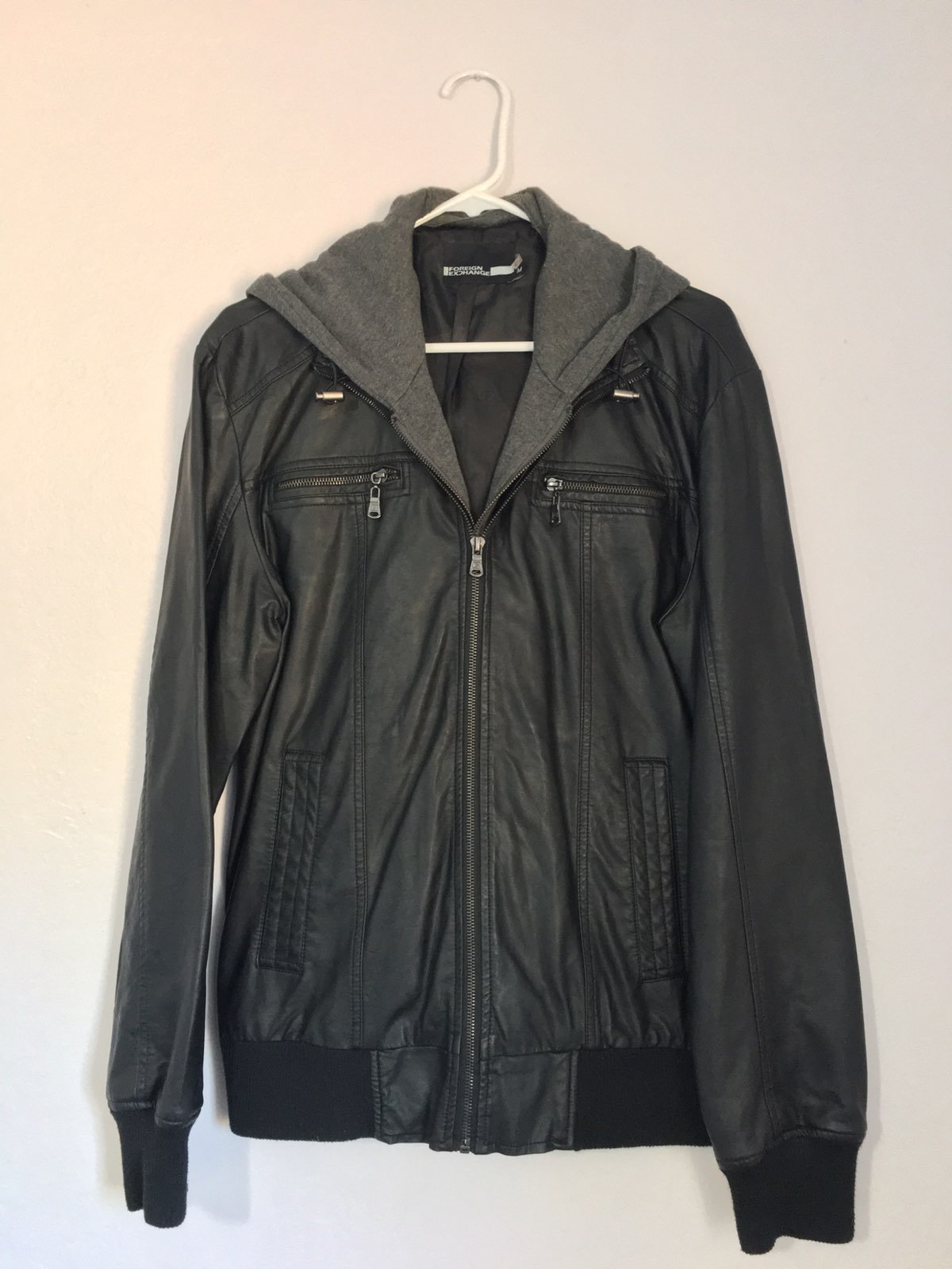 Foreign Exchange Men's Leather Jacket
