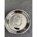 Vtg Kimiko Guardian MCM Glassware Silver Accents-4 HiBall Glasses Coasters Caddy