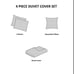 4 Pc Duvet Cover Set