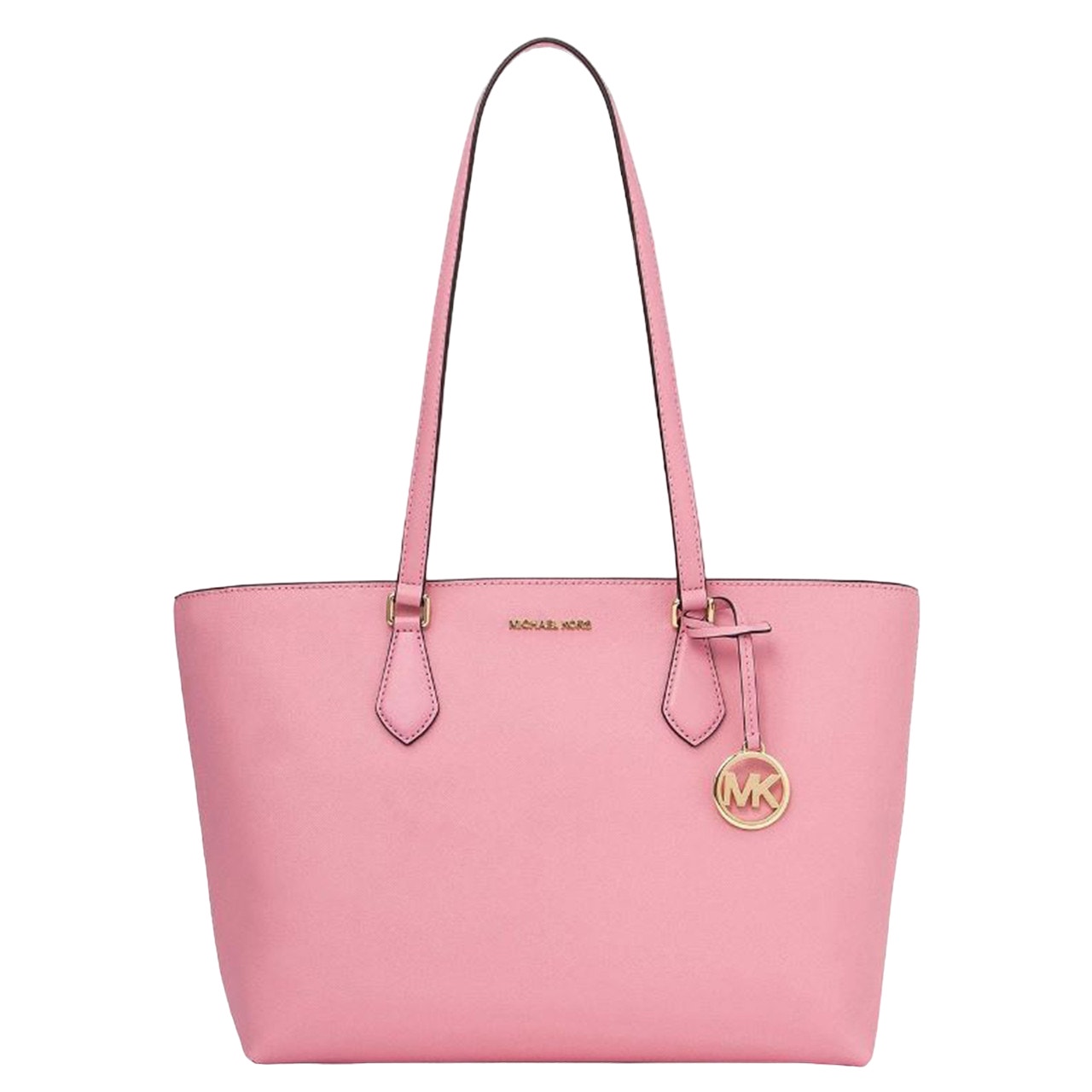 Michael Kors Sheila Large Leather Multi-Function Tote Bag Handbag Carnation 558