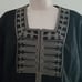 Cabi Dark Gray Long Military Coat Jacket sz 4