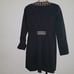 Cabi Dark Gray Long Military Coat Jacket sz 4