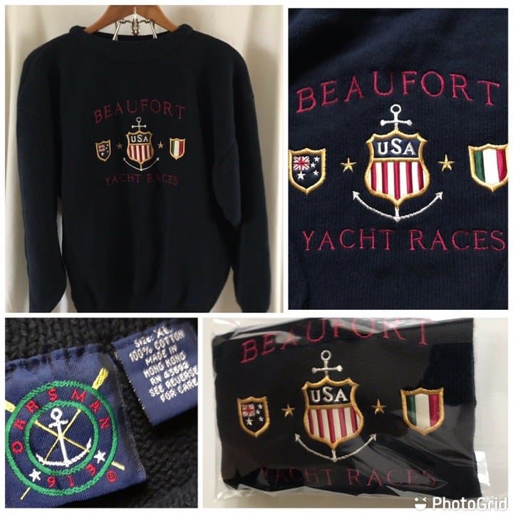 VINTAGE Oarsman 914 Beaufort Sweater XL