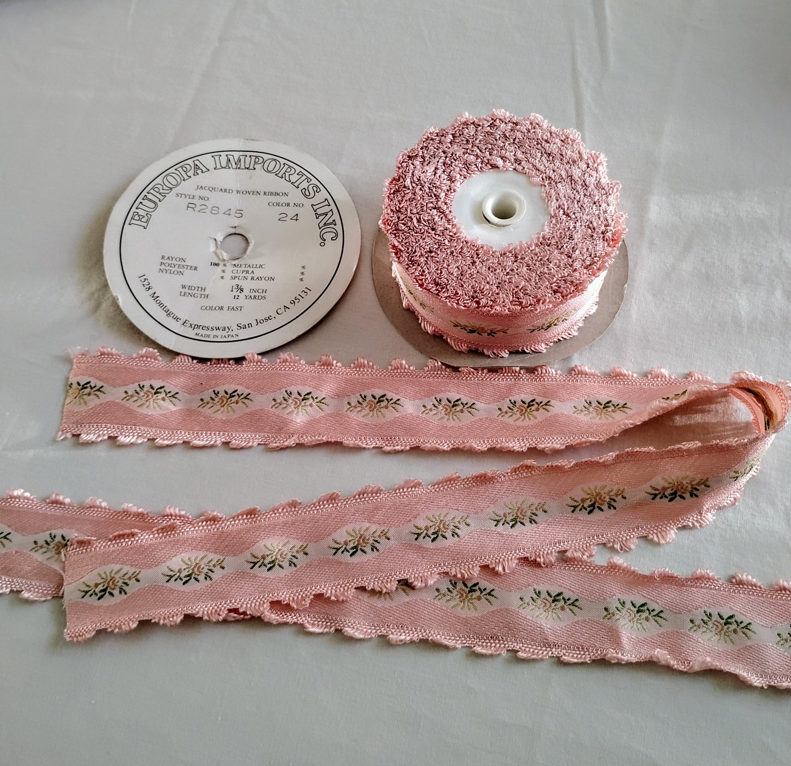 Vintage French Jacquard Trim