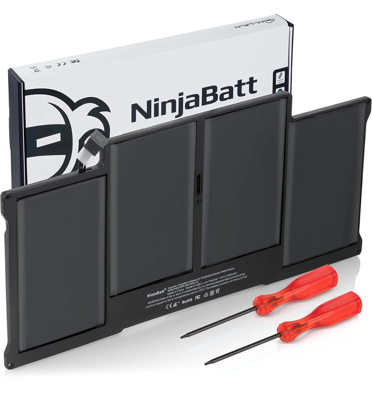 NinjaBatt A1496 Battery for Apple MacBook Air 13″