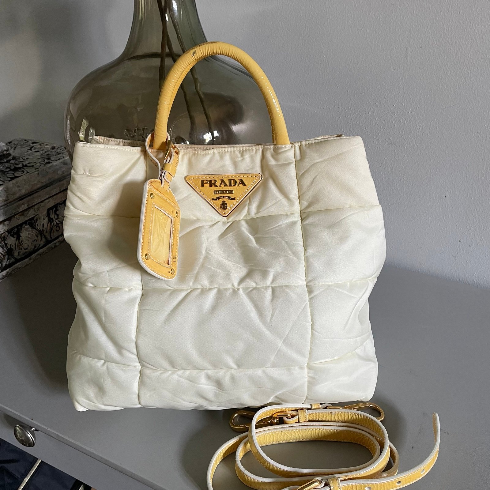 PRADA Padded Nylon Shoulder Bag