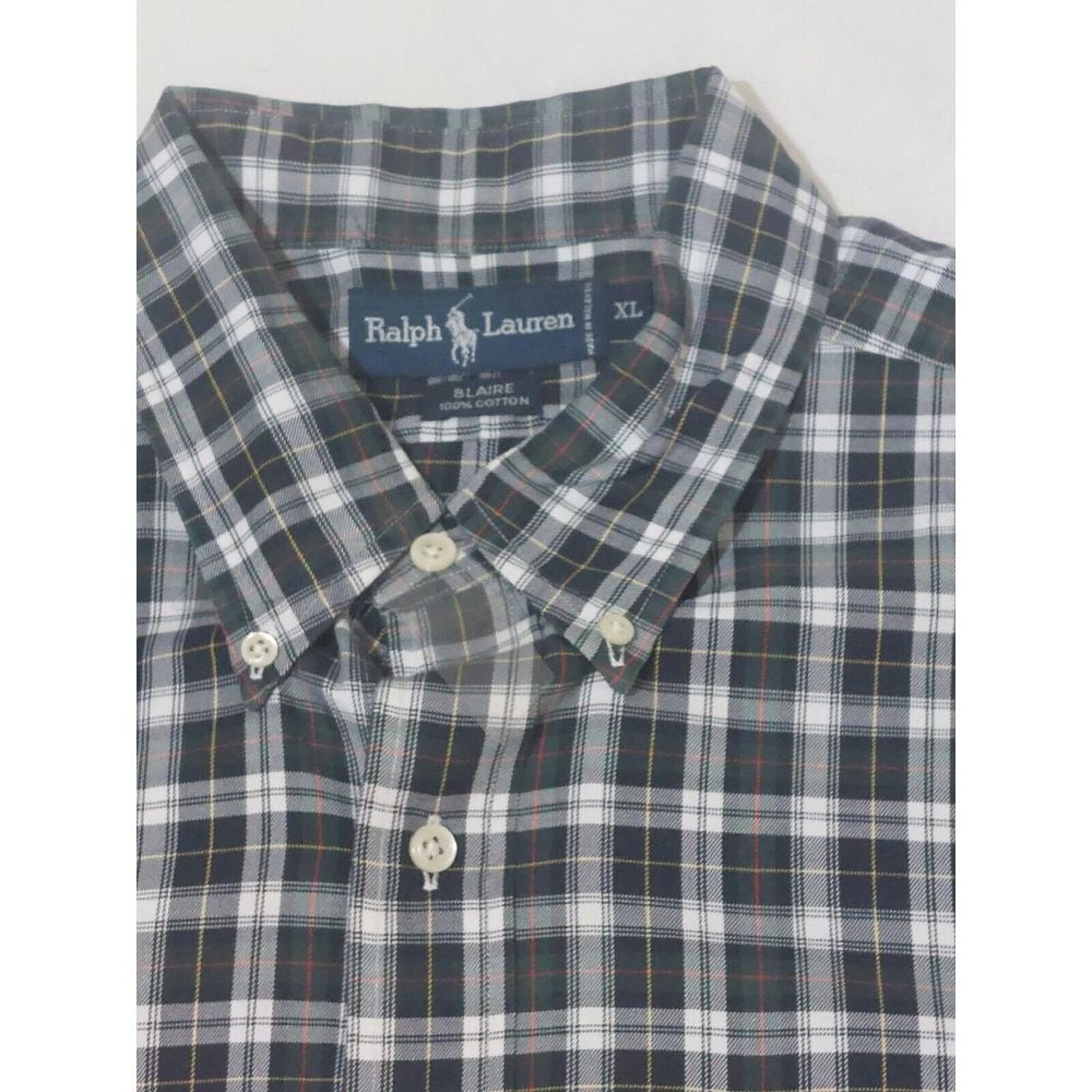 Polo Ralph Lauren Blaire Strip Button Down Long Sleeve Shirt Mens XL Multicolor