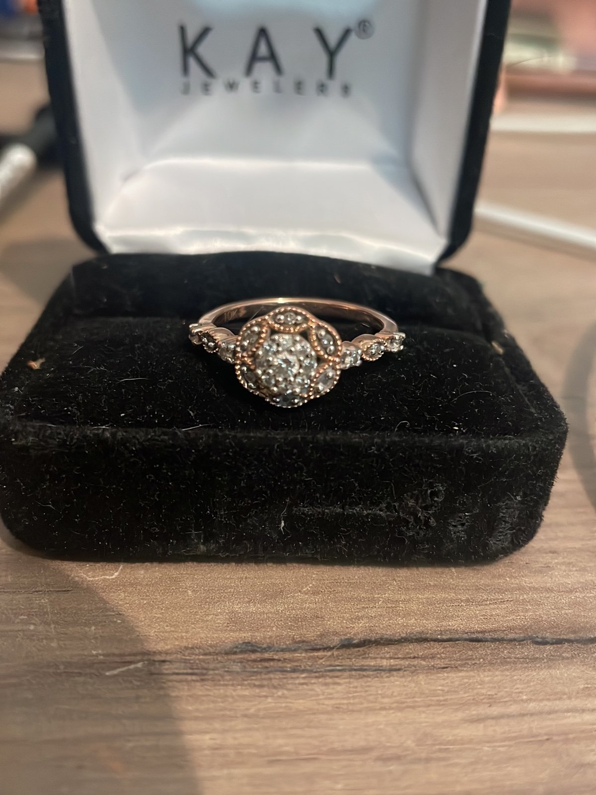 size 7 engagement ring