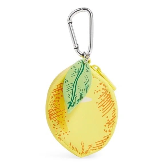 Vera Bradley Lemon Coin Purse Bag Charm NWT