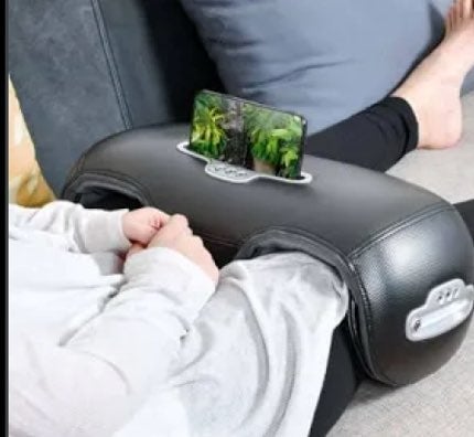 Warming compression knee or leg massager