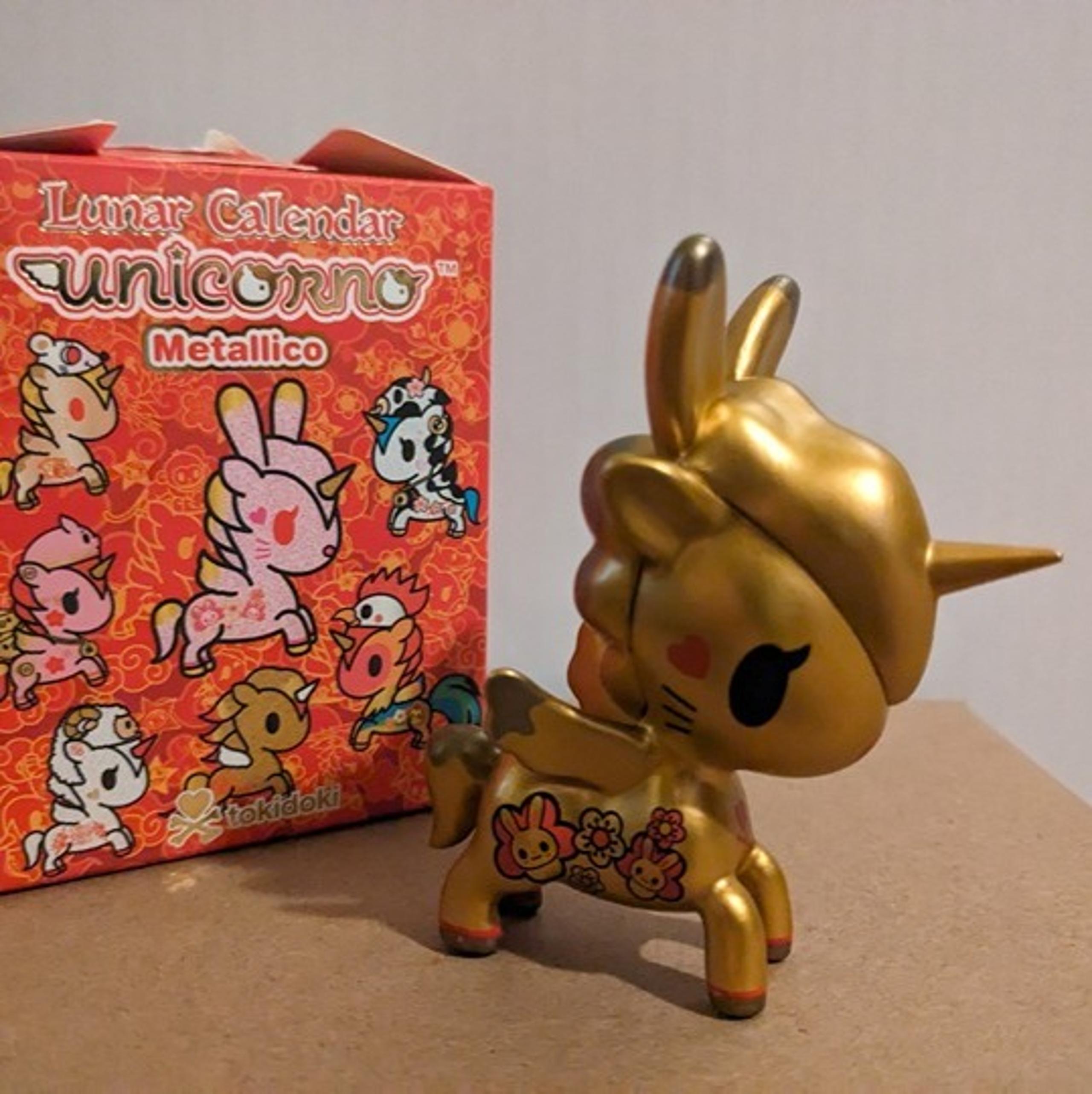 FREE SHIP Tokidoki Year of the Rabbit Chaser Unicorno - Lunar Calendar Metallico