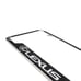 BRAND NEW UNIVERSAL 2PCS LEXUS METAL CARBON FIBER STYLE LICENSE PLATE FRAME