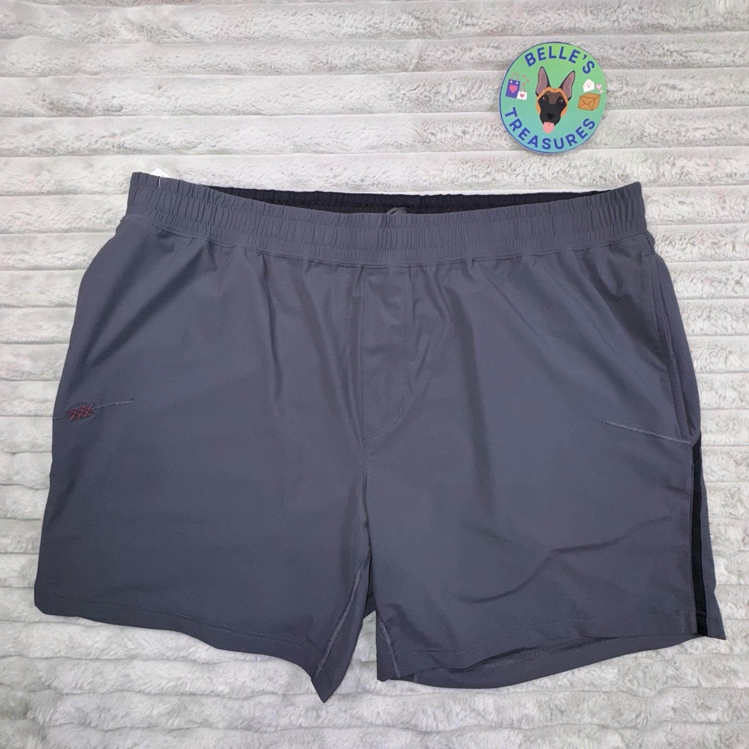 Rhone Shorts XXL Versatility Shorts 7"  Gray Performance Gym Stretch Pickleball