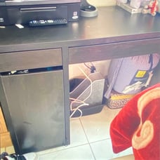 Black Office Desk