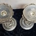 Set of 2 Vintage Silver Plated Grape Vines Candle Stick Holders