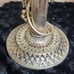 Set of 2 Vintage Silver Plated Grape Vines Candle Stick Holders