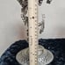 Set of 2 Vintage Silver Plated Grape Vines Candle Stick Holders