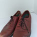 Leather Oxford Dress Shoes Brown Lace Up Lug Sole Comfort Casual