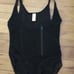 3XL Size Black Full Body Shaper Strappy