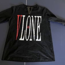 Vlone x Clot Dragon Long Sleeve Large (Black) Deadstock