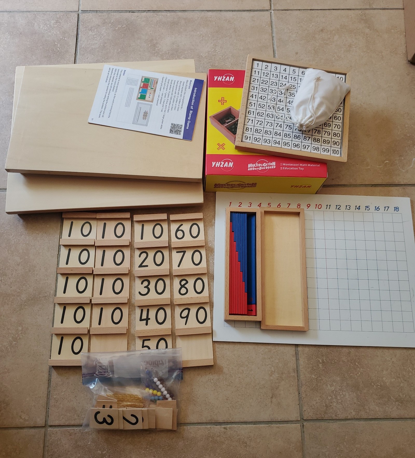 Montessori materials lot