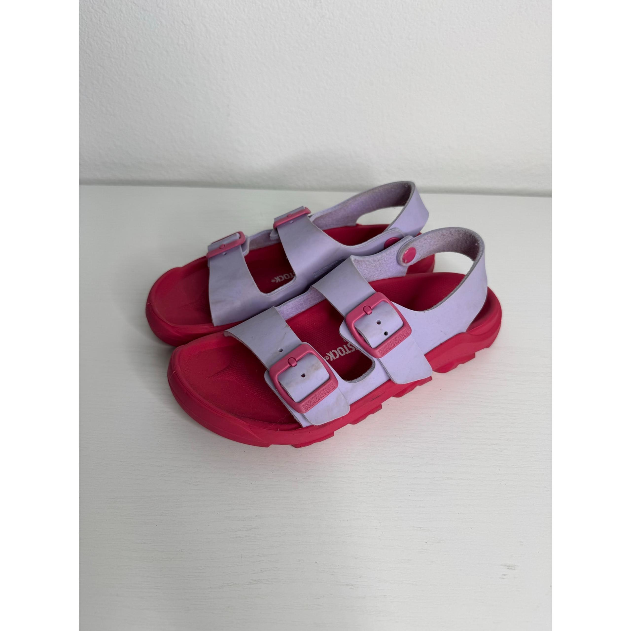 Mogami kids sandals size EU34 or US3-3.5 pink purple girls shoes - Birkenstock