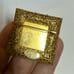 Signed Miriam Haskell faux sapphire crystal brooch