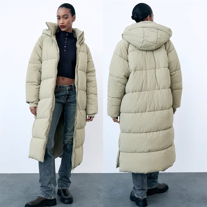ZARA water and wind protection puffer anorak 3427 size XS