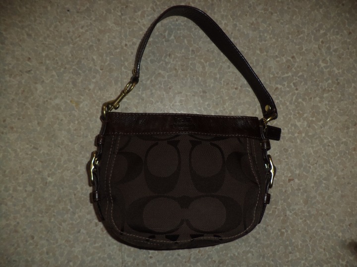 Small COACH brown satchel