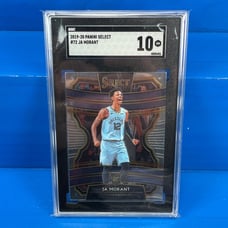 JA MORANT 2019 Panini Select #72 Rookie Card Memphis Grizzlies RC SGC 10 GEM MT