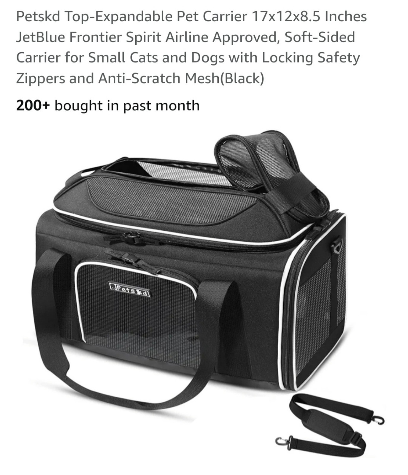 Pet carrier
