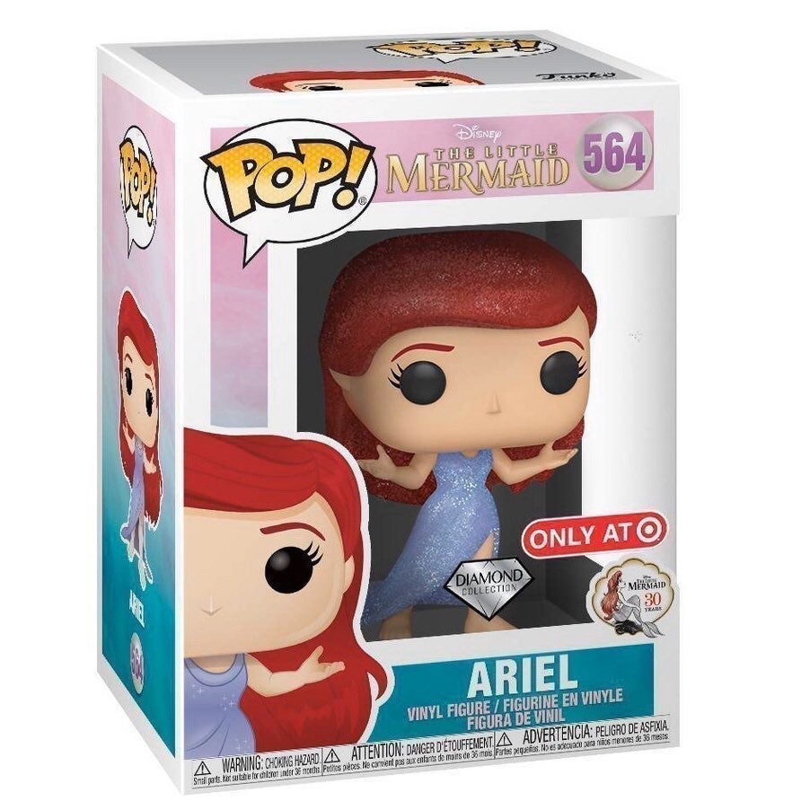 Shops Funko Pop & Tee XL Diamond Collection Ariel The Little Mermaid Target Excl