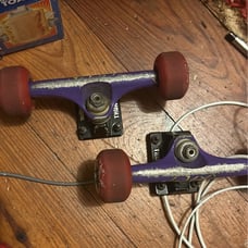 Thunder skate trucks with wheels